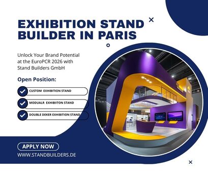 Paris, Event Planning, Exhibition Stand Builder For EuroPCR 2026 | Event Info