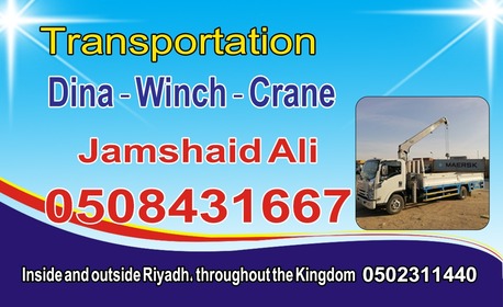 Riyadh, Cargo, Boom Truck 3 Tons With Driver Tuv Available