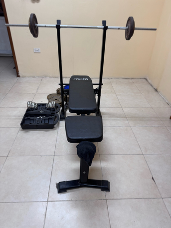 Jubail, Health & Beauty Items, SAR 600,  Gym Bench & Rod Along-with Plates