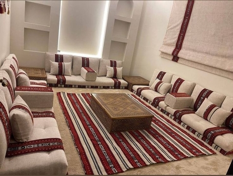 Riyadh, Furniture, SAR 999,  Brand New Sofa Sets With Curtains  Stylish, Affordable & High Quality