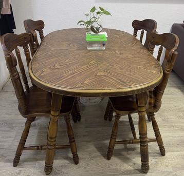 Jubail, Furniture, SAR 350,  Dining Table With 4 Chairs - Good Condition