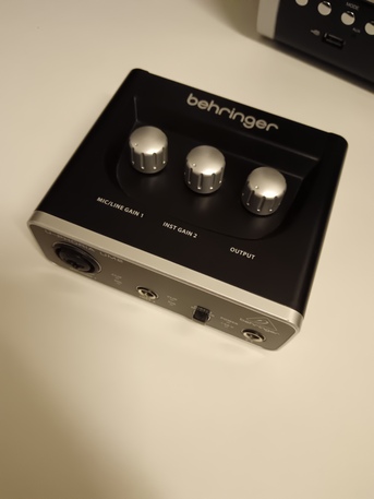 Riyadh, Computers, SAR 150,  Behringer 2x2 USB Audio Interface With Mic