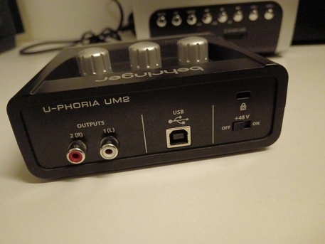 Riyadh, Computers, SAR 150,  Behringer 2x2 USB Audio Interface With Mic