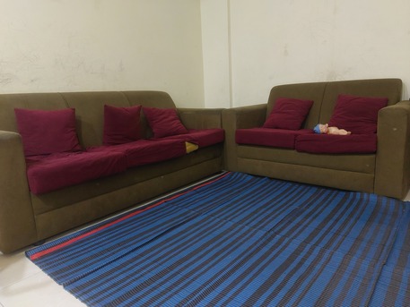 Riffa, Furniture, BHD 30,  Sofa + Gas Cylinders + Washing Machine For Sale (Good Condition)
