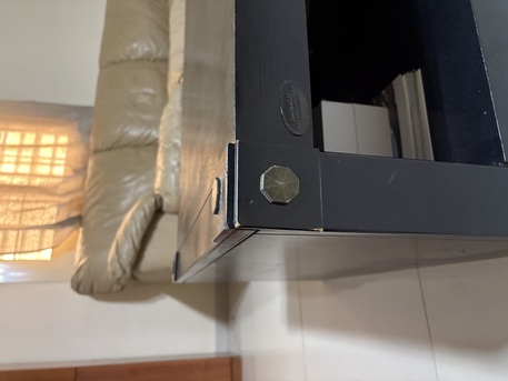 Jeddah, Furniture, SAR 200,  Modern Black Wooden Coffee Table With Storage