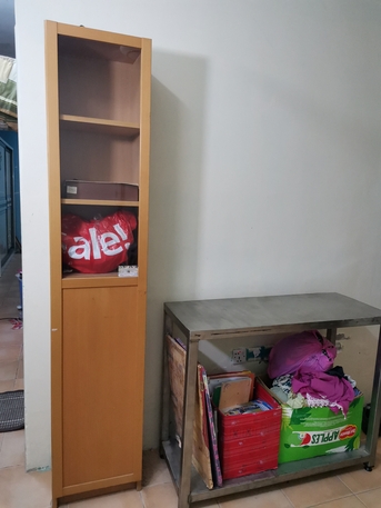 Al Aziziyah, Furniture, SAR 15090,  Wooden Bookshelf + Table