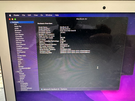 Dammam, Computers, SAR 1200,  MacBook Air 2017 For Sale &ndash; Excellent Condition