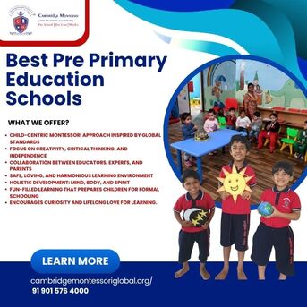 Mumbai, Education, Best Pre Primary Education Schools