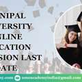 Manipal University Online Education Admission Last Date