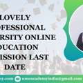 Lovely Professional University Online Education Admission Last Date