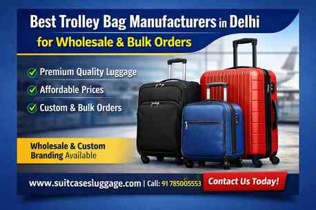 New Delhi, Business, Best Trolley Bag Manufacturers In Delhi For Wholesale & Bulk Orders