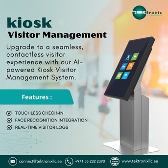 Dubai, Computer, Redefining First Impressions: Smart Kiosk Visitor Management In UAE