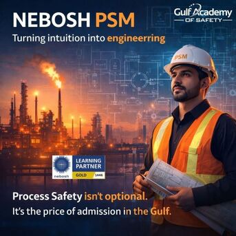 Dubai, Lessons Offered, NEBOSH Process Safety Course &ndash; Gulf Academy Safety