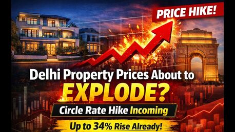 New Delhi, Apartments/Houses, Delhi Circle Price Hike: New Price May Jump Upto 34% In 2026