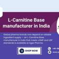 Visit Our L-Carnitine Base Manufacturer In India Page