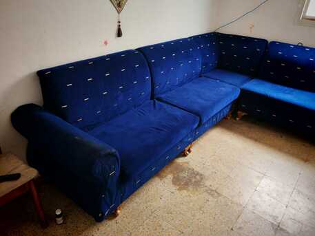 Hara, Furniture, SAR 450,  L-Shape 6-Seater Sofa For Sale &ndash; Good Condition  (0552842542)