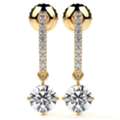 USD 1539,  Shop Stunning Lab Diamond Stud Earrings Online