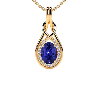 New York, Jewelry, USD 1924,  Buy Stunning Tanzanite Necklace Online At Best Prices