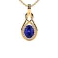 USD 1924,  Buy Stunning Tanzanite Necklace Online At Best Prices