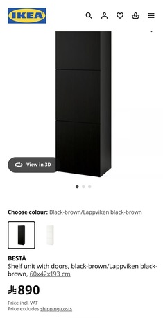 Jeddah, Furniture, SAR 250,  IKEA BESTA