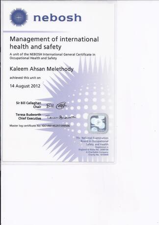 Riyadh, Job Seekers, HSE Supervisor / Aramco Approved/NEBOSH IGC/ KSA Driving Licence/