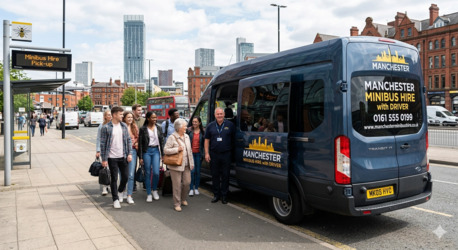 Manchester, Travel, Manchester Minibus Hire With Driver &ndash; Reliable & Comfortable Group Travel