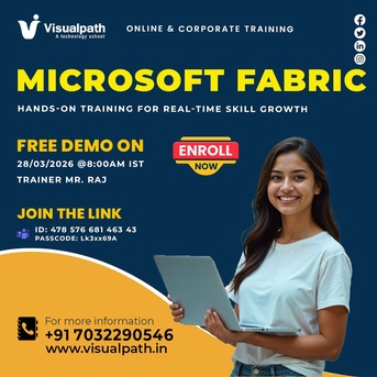 Hyderabad, Lessons Offered, Join Microsoft Fabric Online Free Demo On March 28th