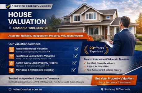 Sydney, Real Estate, Accurate House Valuation Services In Tasmania | Certified Property Valuers