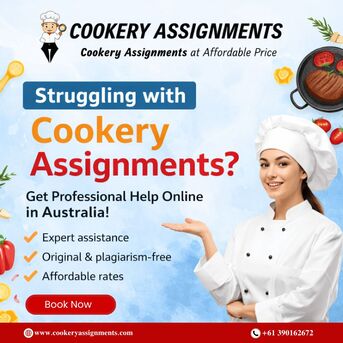 Sydney, Education, Best Cookery Assignment Help Online | Professional Cookery Assignments Writing Service AU