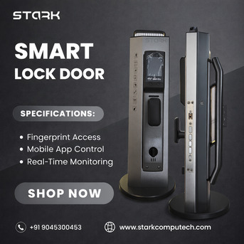 New Delhi, Computers, INR 22735,  Smart Lock Door With Camera By Stark Computech For Secure Access