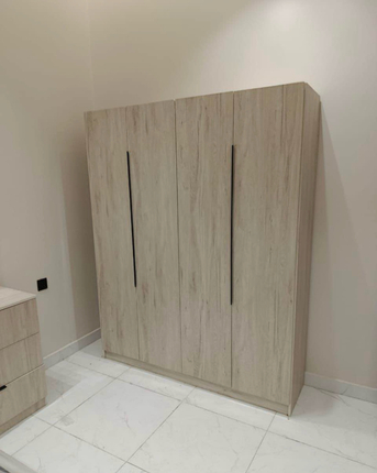 Jeddah, Furniture, SAR 650,  🌟 Affordable 4 Door Wardrobe &ndash; Modern Design & Spacious Storage