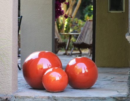 San Diego, Farm & Garden, USD 119,  Outdoor Sphere Glazed 12 &ndash; Stylish Ceramic Garden Decor