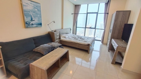 Juffair, Apartments/Houses, BHD 230/year,  1 BR,  Luxury Studio Flat For Rent In Juffair