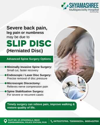Mumbai, Health, Slip Disc Treatment | Best Multispeciality Hospital | Shyamashree Hospital.