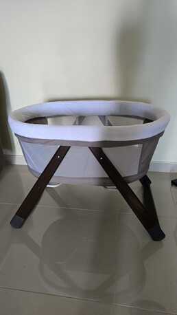Manama, Furniture, BHD 30,  Baby Wooden Bassinet For Sale