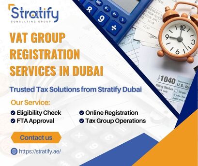 Dubai, Tax Preparation, VAT Group Registration Services In Dubai