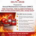 AMC- Annual Maintenance Contract For Fire Fighting, Fire Alarm & Fire Extinguisher Refill.