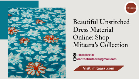 Jaipur, Clothing & Accessories, Beautiful Unstitched Dress Material Online: Shop Mitaara