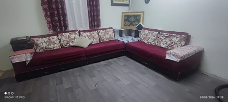 Al Aziziyah, Furniture, SAR 500,  7 Seater Sofa + Corner Table