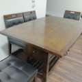 SAR 650,  Dinning Table 4 Rotating Chairs