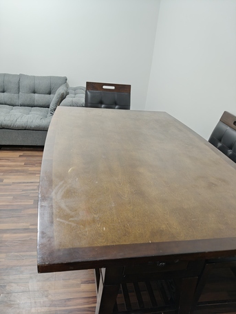 Dhahrat Laban, Furniture, SAR 650,  Dinning Table 4 Rotating Chairs