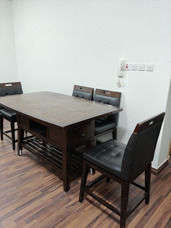 Dhahrat Laban, Furniture, SAR 650,  Dinning Table 4 Rotating Chairs