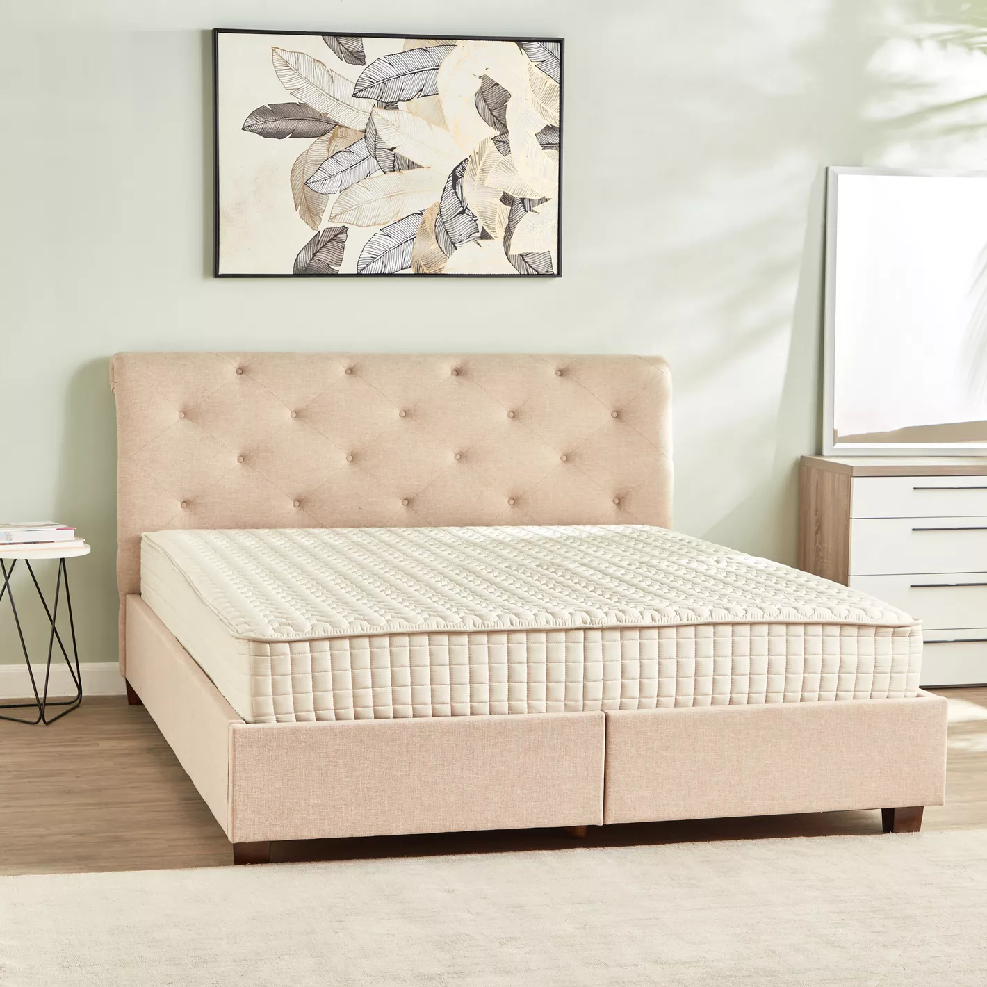 Rabigh, Furniture, SAR 725,  Home Centre - Naturelle Spring King Mattress - 180x210 Cm