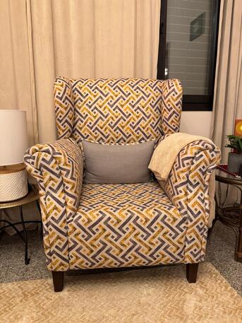Rabigh, Furniture, SAR 375,  2-seater Fabric Armchair