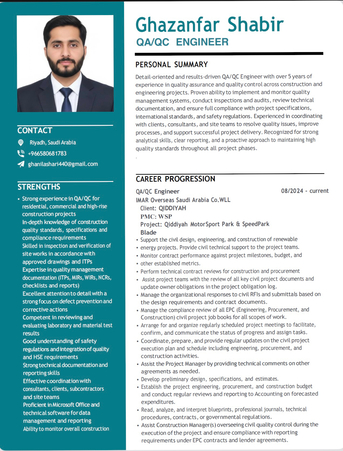 Riyadh, Job Seekers, QA/QC ENGINEER