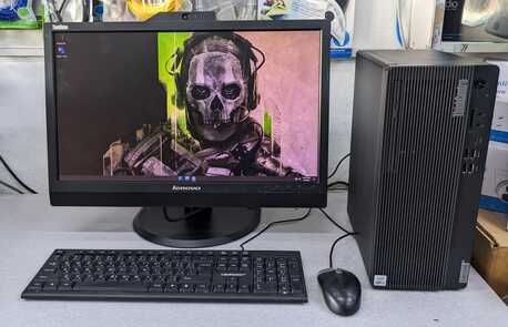 Manama, Computers, BHD 118,  Lenovo 10th Gen Just Like New Condition PC Lenovo 22" FHD Monitor Built-in Camera &Speaker