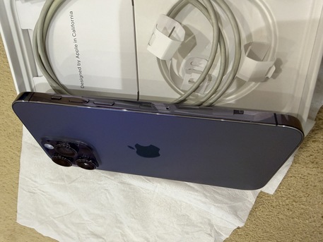 Riyadh, Mobile Phones, SAR 2900,  Iphone 14 Pro Max 256 GB Deep Purple