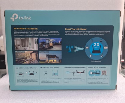 Manama, Computers, BHD 18,  TP-Link Dual Band 4G+ Sim Router Gigabit Lan 4Ports (Can Use As A Extender & Access Point)