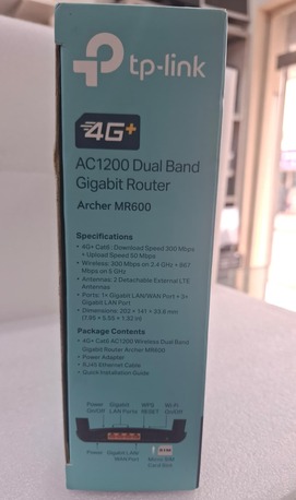 Manama, Computers, BHD 18,  TP-Link Dual Band 4G+ Sim Router Gigabit Lan 4Ports (Can Use As A Extender & Access Point)