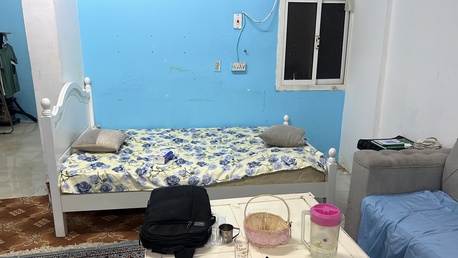 Al Jubail Al Balad, Furniture, SAR 200,  200 SAR Bed Cot Pearl White Ikea 120x200 Size. Heavy Duty